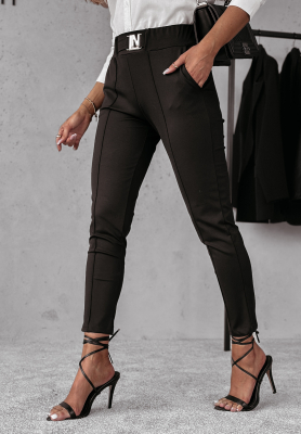 Every Day Count fabric pants black