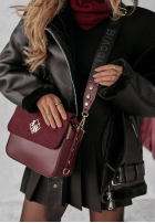 Mirri burgundy leather handbag