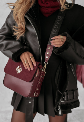 Mirri burgundy leather handbag