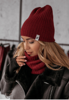 Striped cap Line burgundy