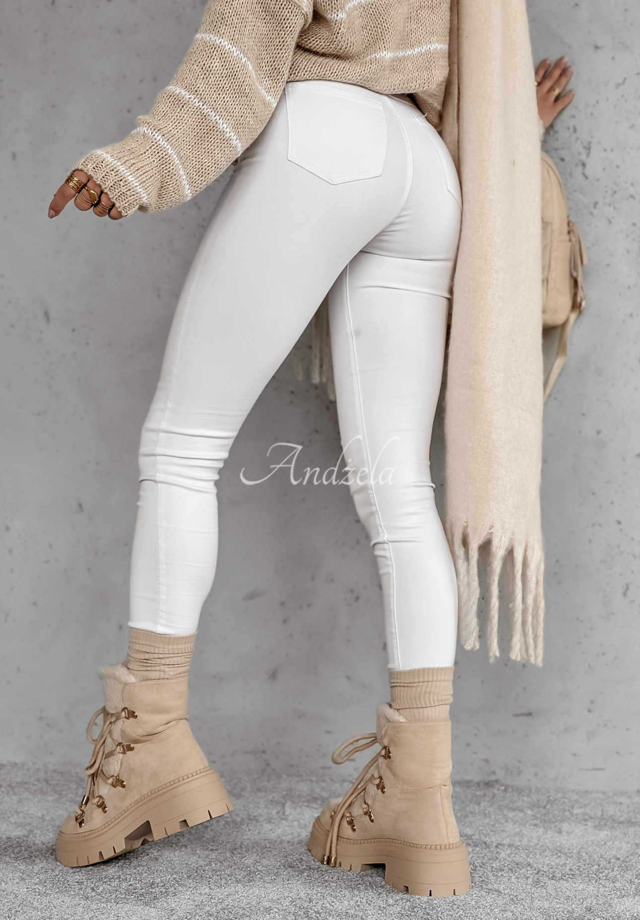 Kendriss skinny jean pants white