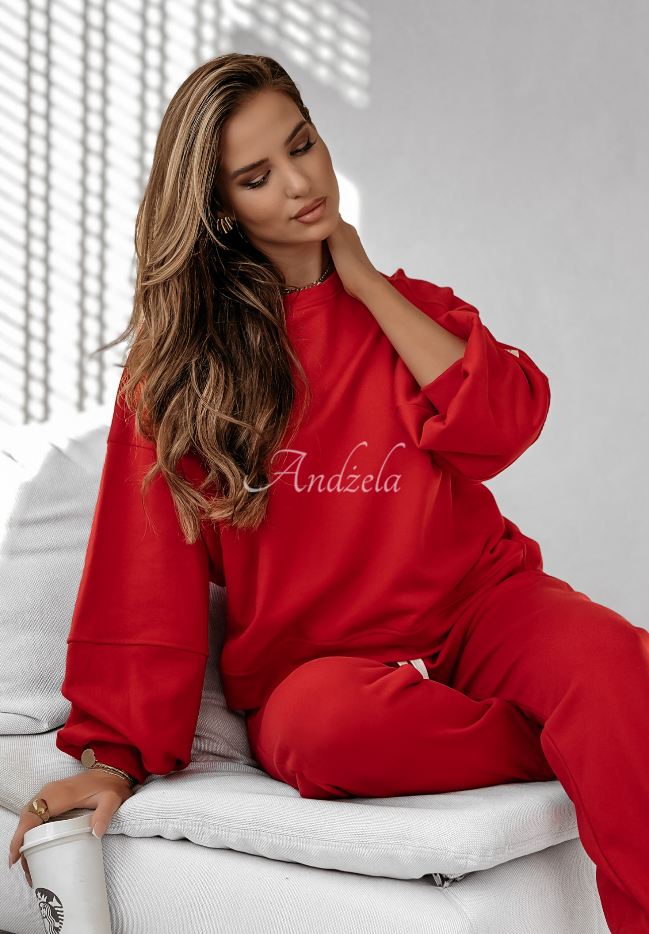 Life Is Not Perfect red tracksuit set