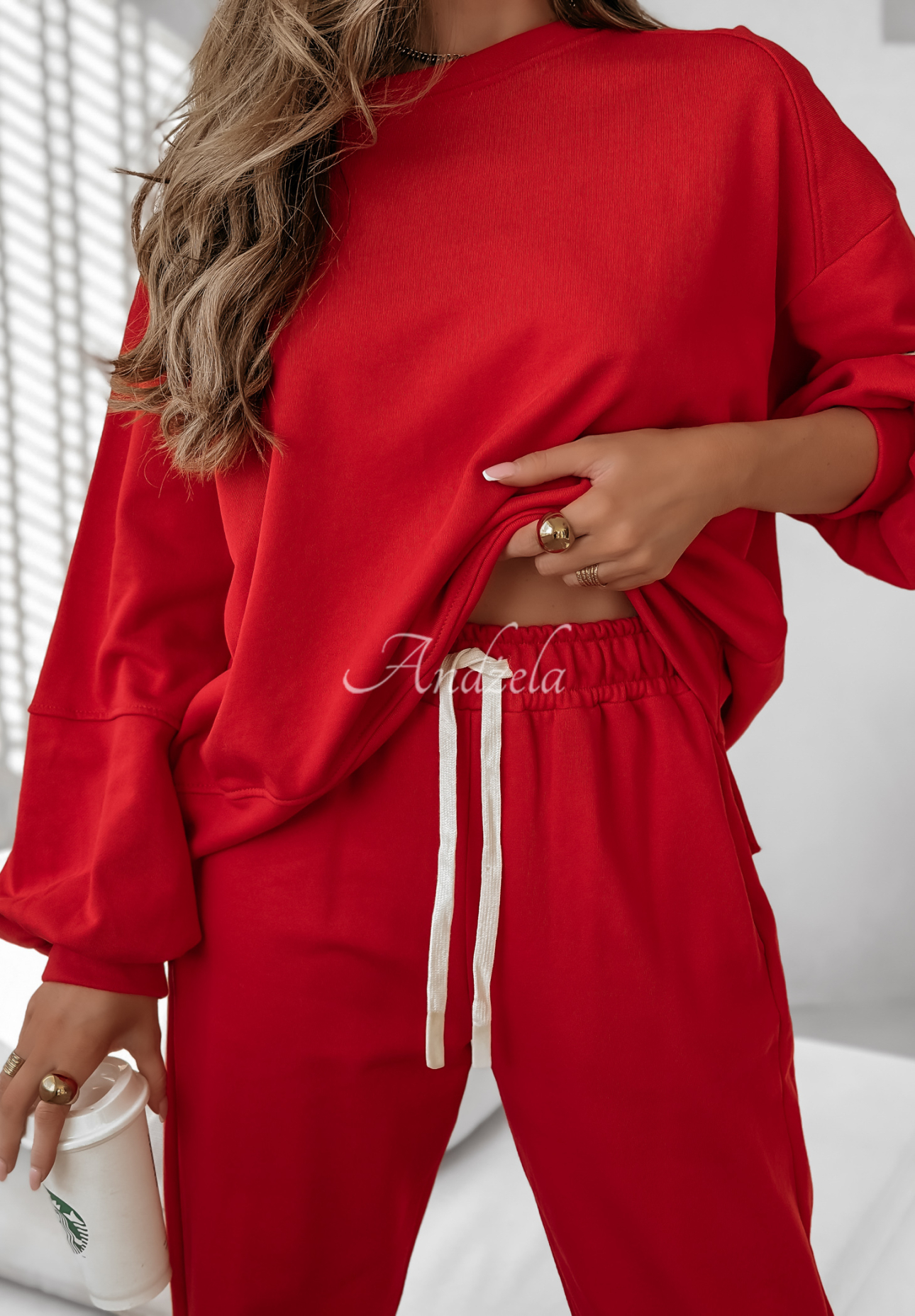 Life Is Not Perfect red tracksuit set