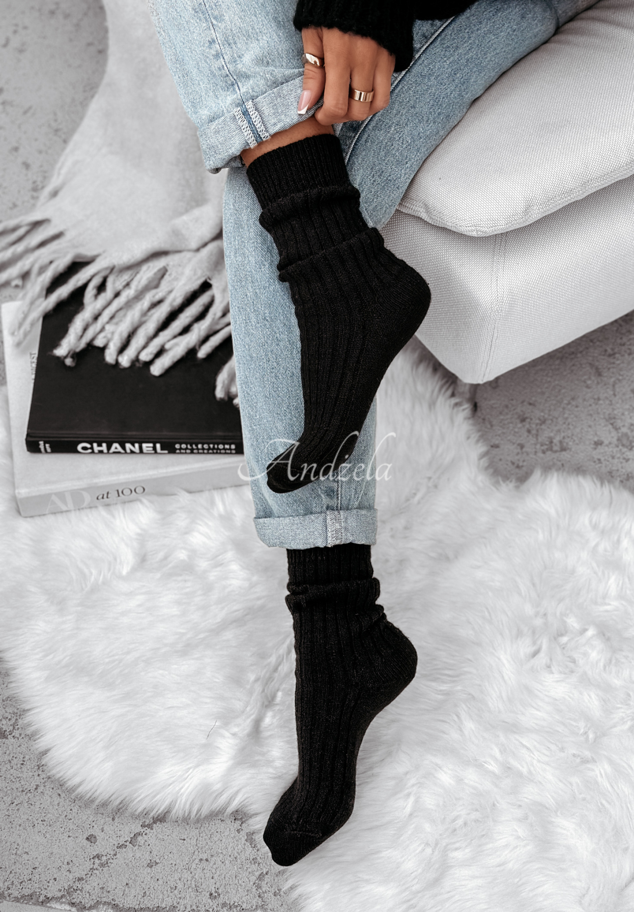 Wooly socks Wooly black