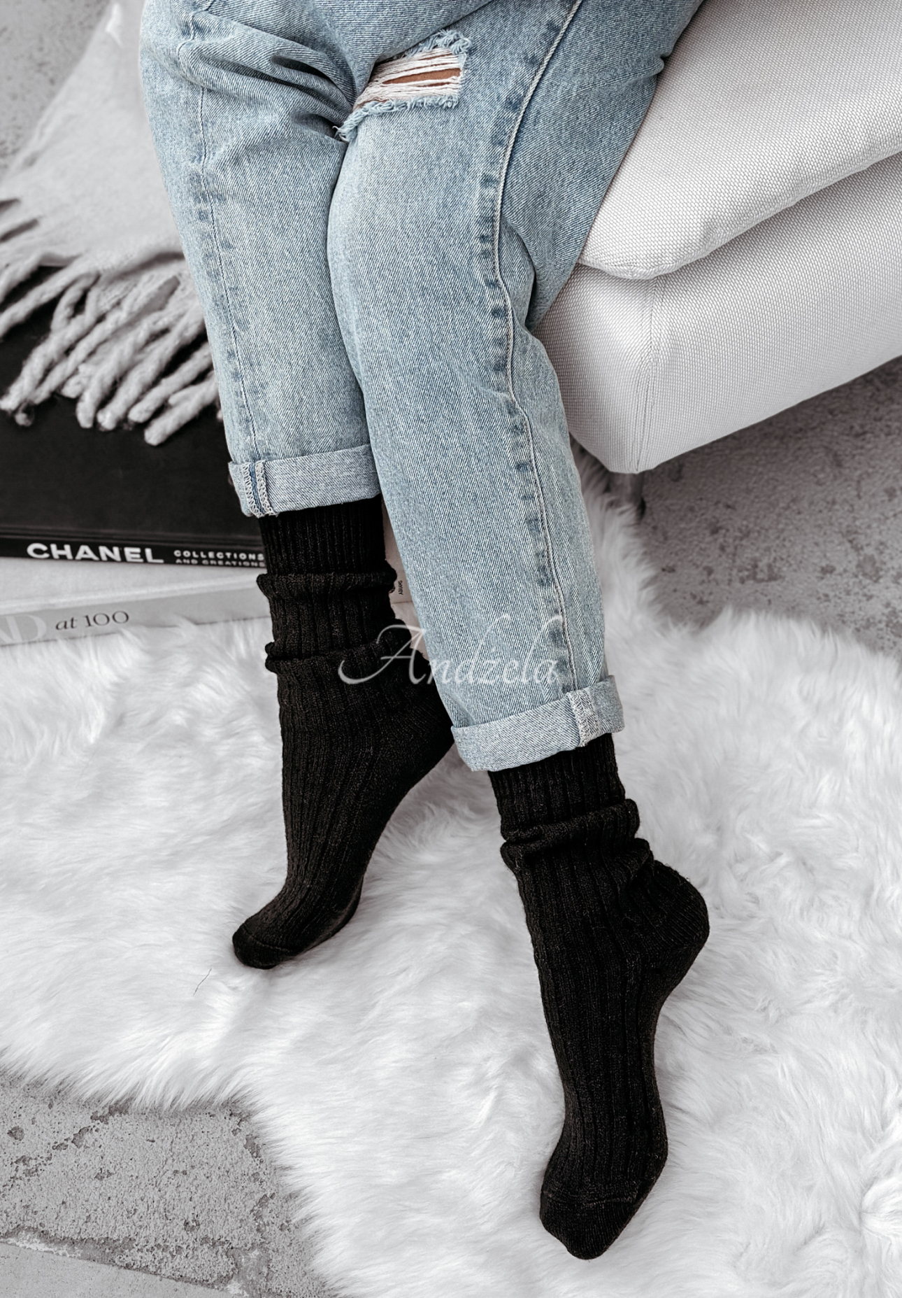 Wooly socks Wooly black