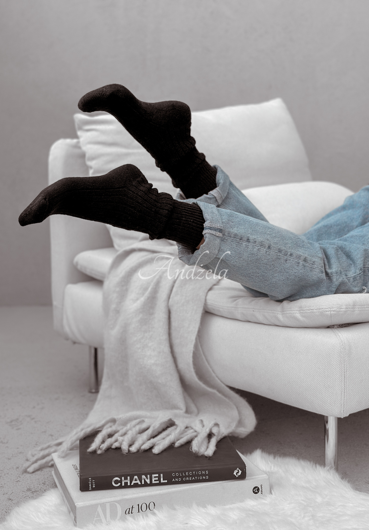 Wooly socks Wooly black