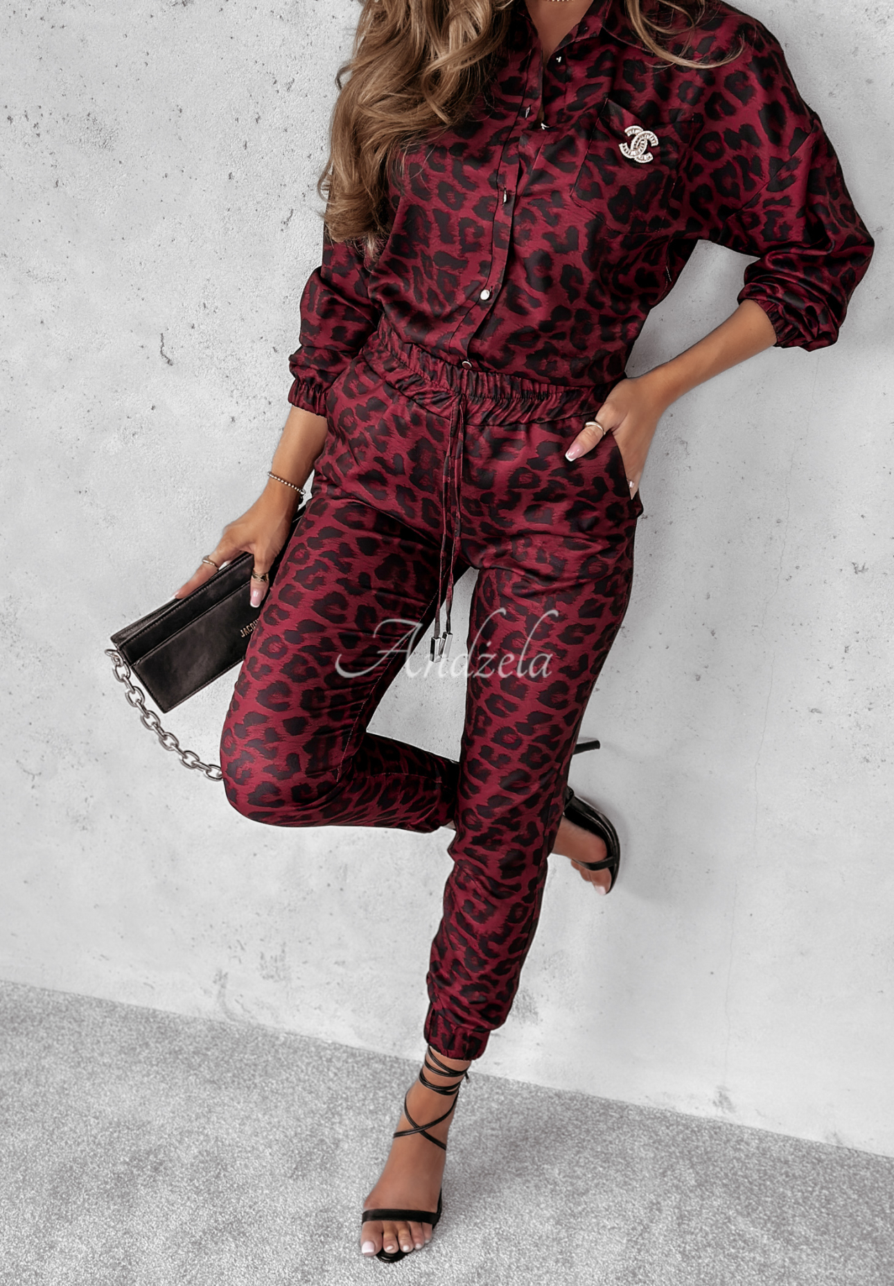 Empire camouflage set burgundy and black