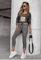 Bluzka z nadrukiem Simply Perfect ciemnoszara II