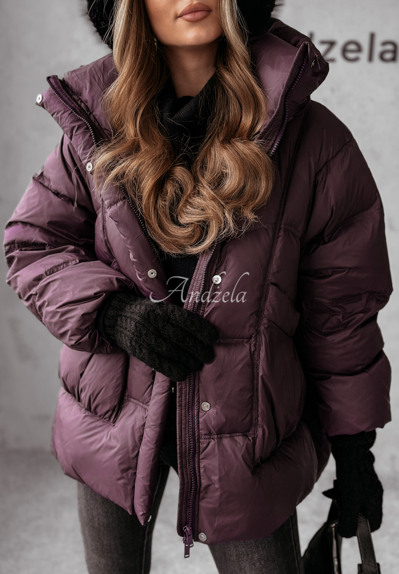 Watch It Snow plum down jacket