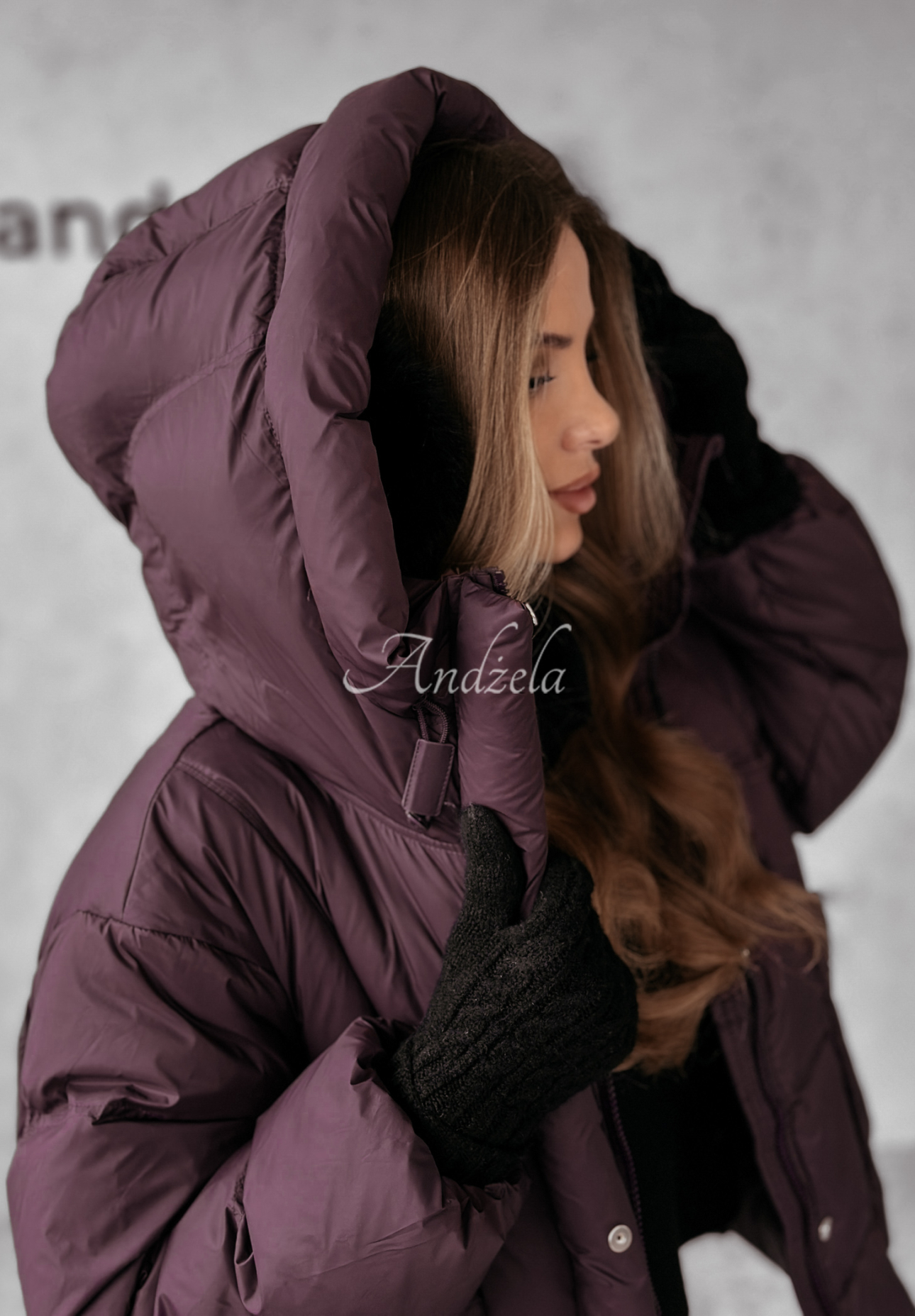 Watch It Snow plum down jacket