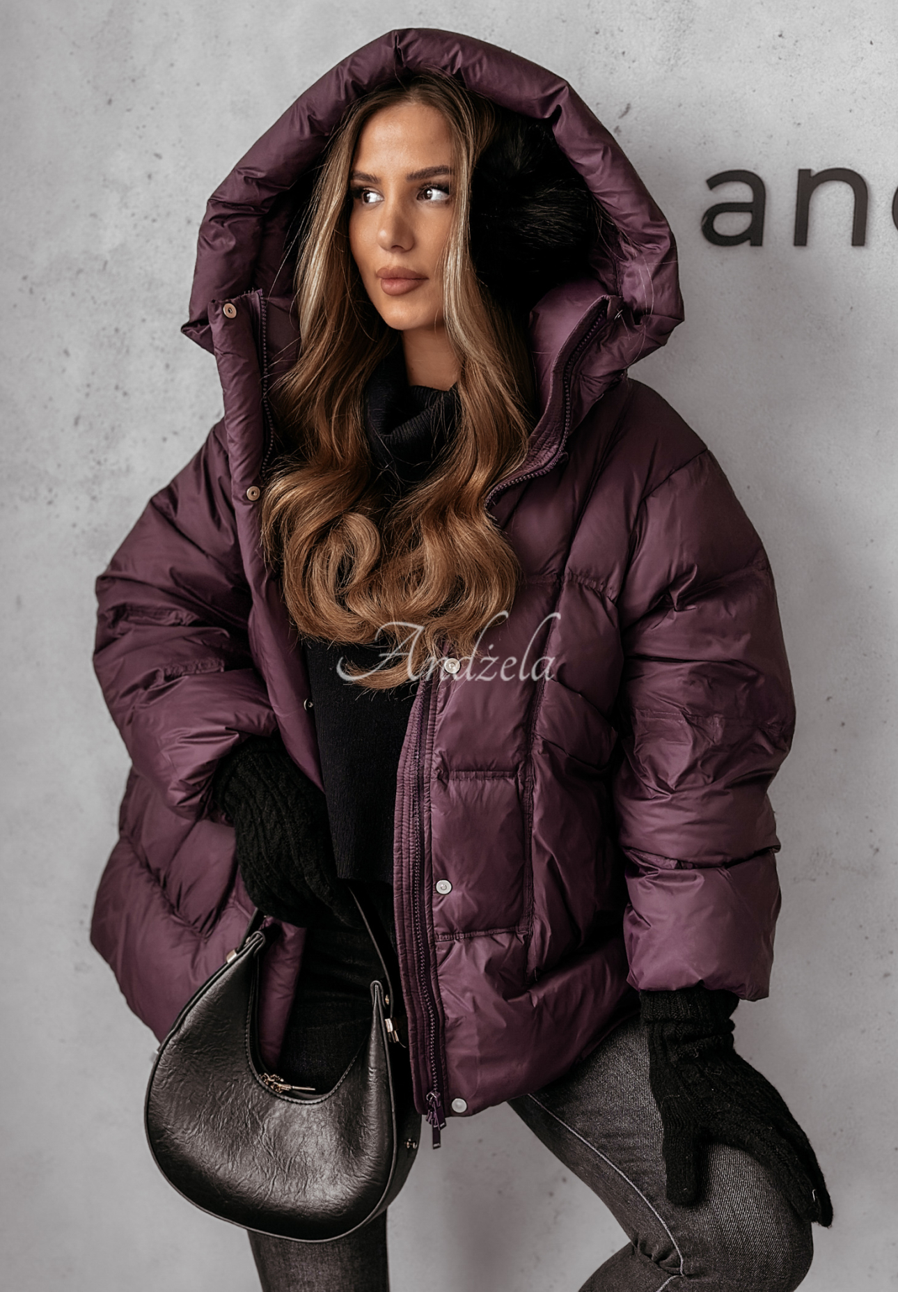 Watch It Snow plum down jacket