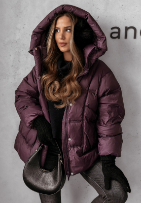 Watch It Snow plum down jacket