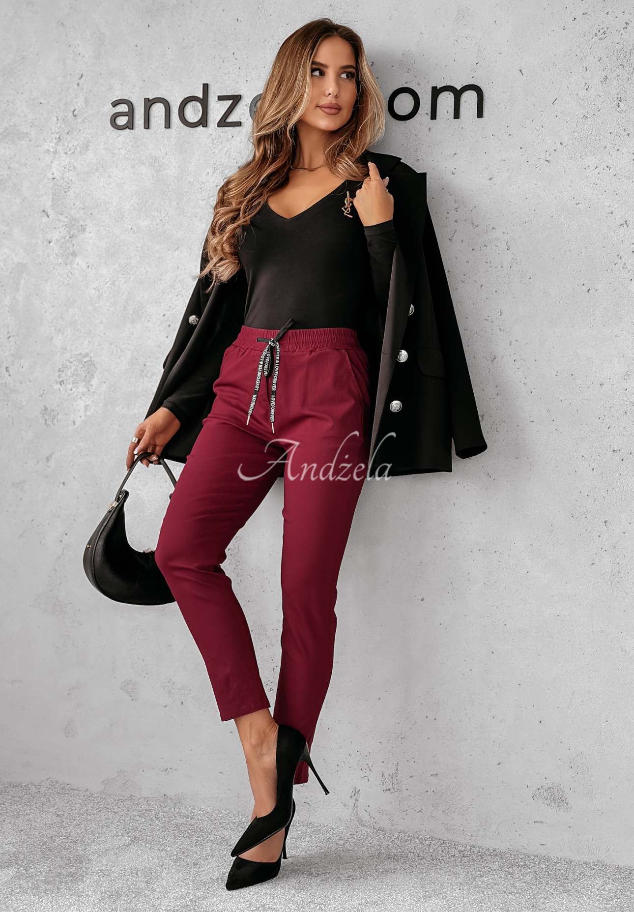 Harwinton burgundy pants