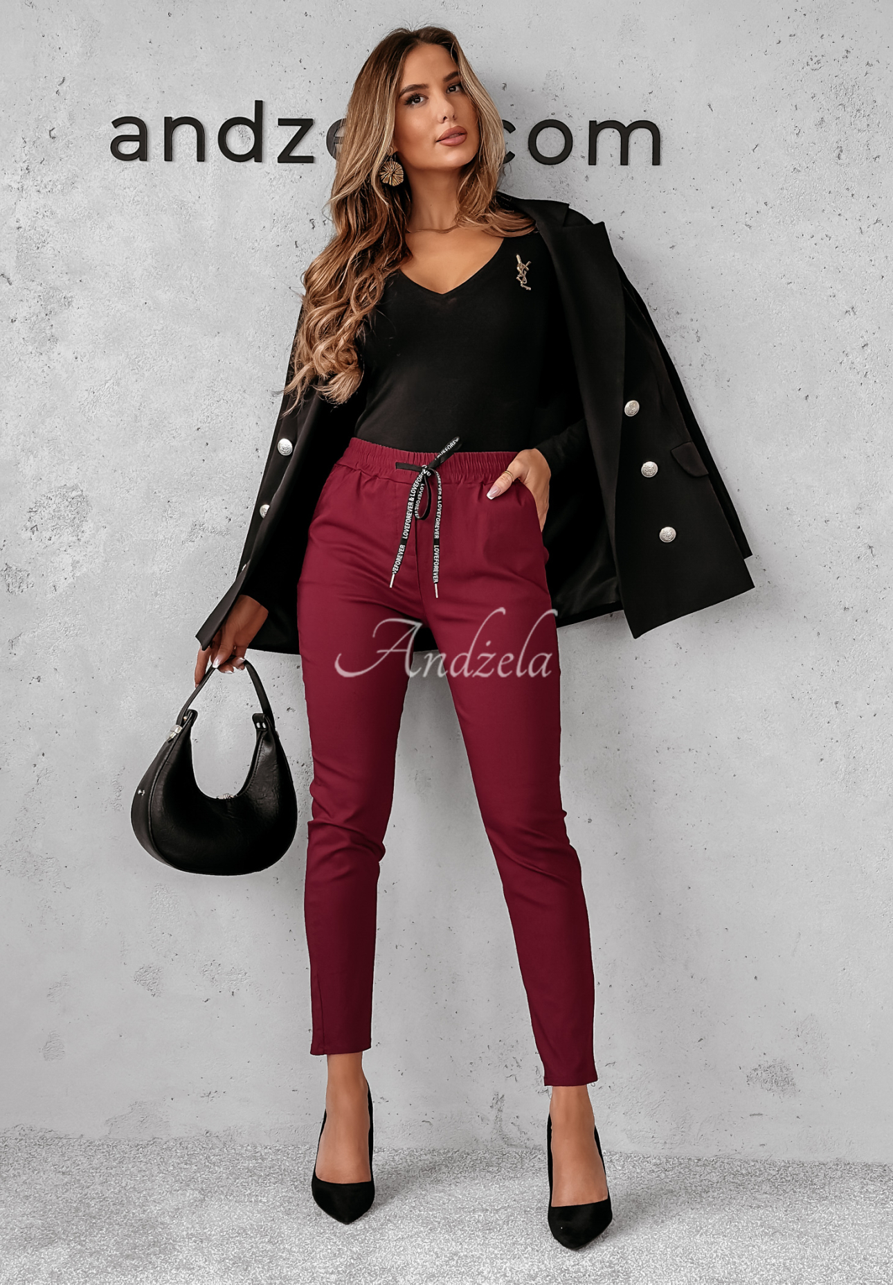 Harwinton burgundy pants