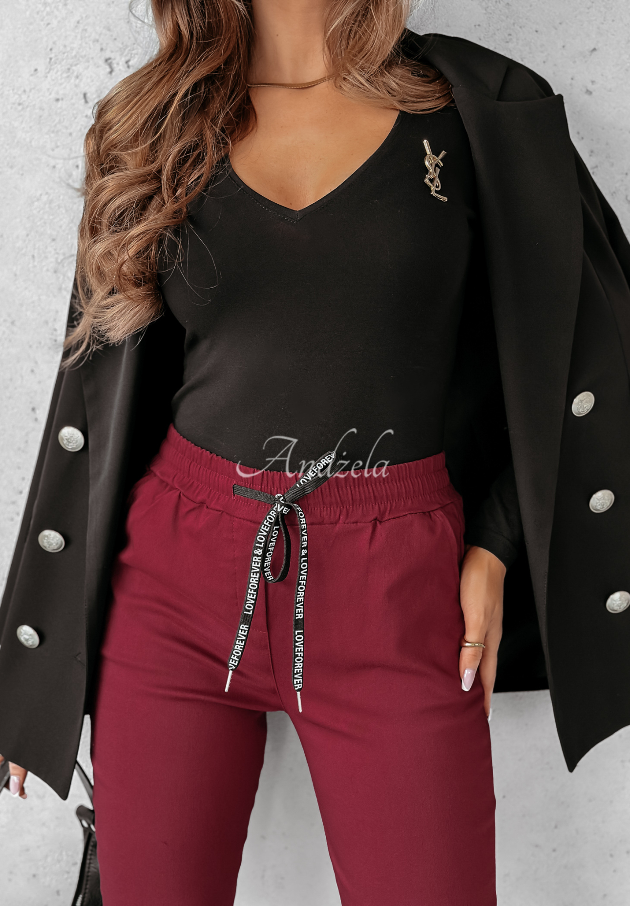 Harwinton burgundy pants