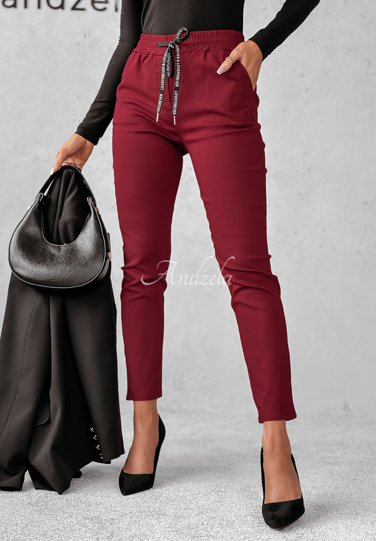 Harwinton burgundy pants