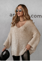 Sweter oversize Gentle Cuddle beżowy