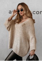 Sweter oversize Gentle Cuddle beżowy