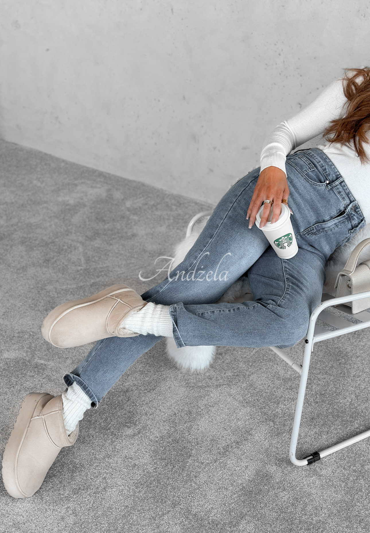 Own Yourself blue denim pants