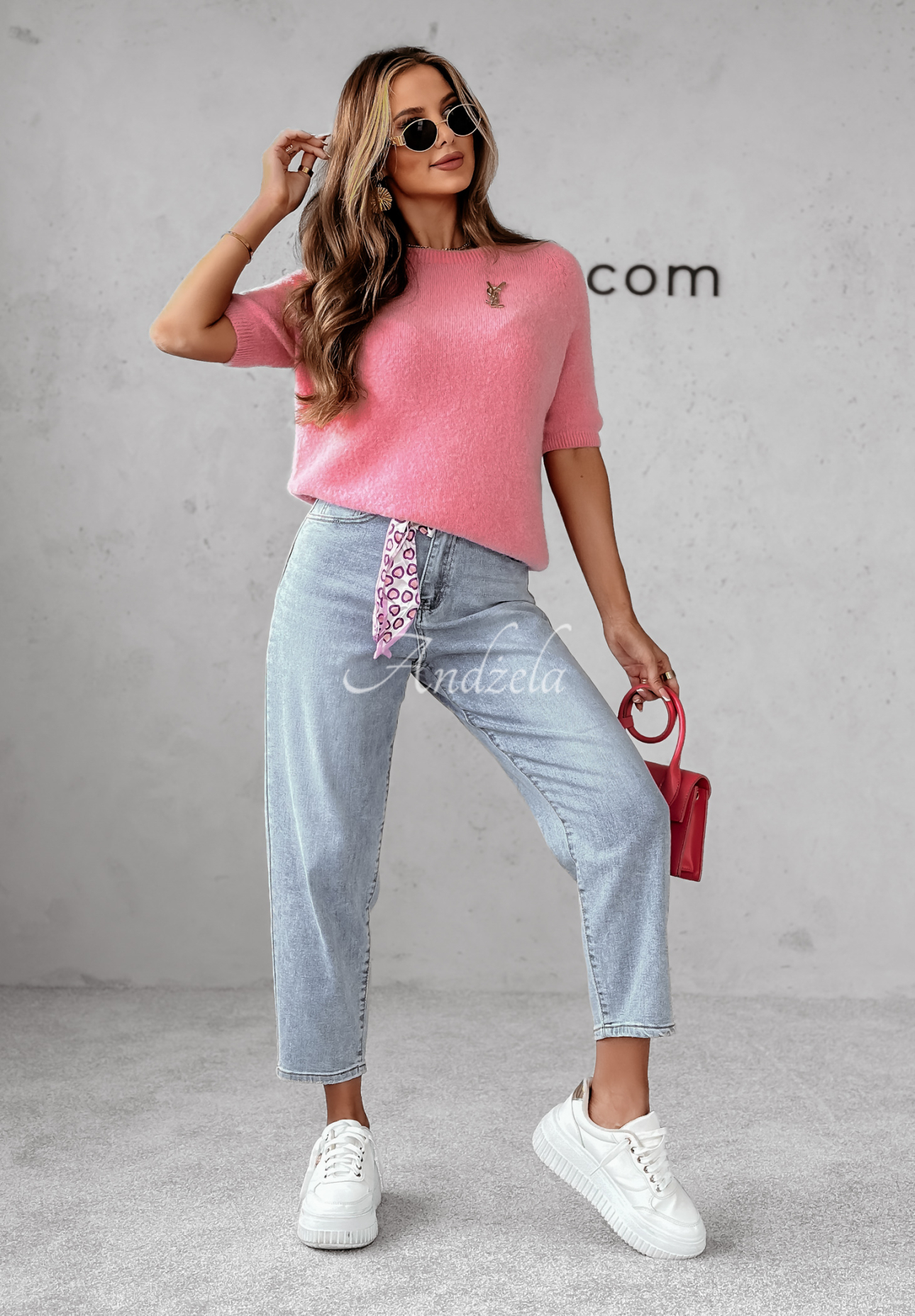 Sweater Just Maybe powder pink