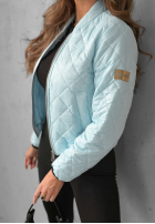 short pikowana Jacket bomberka Unstoppable You in baby blue