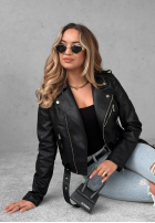 073 Kurtka Ramoneska Royal Black