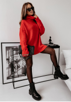 Jumper z golfem Mavi in red