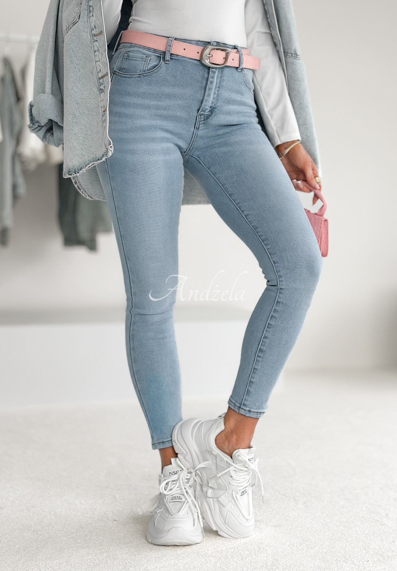 Think Of You denim pants blue