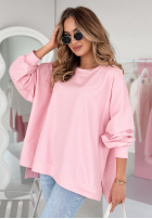 Bluza oversize Not The Same turkusowa