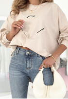 Spodnie jeansowe skinny At Least You niebieskie