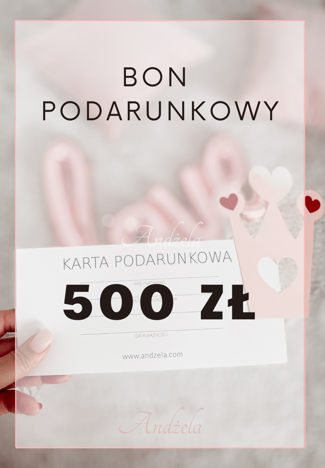 Bon podarunkowy 500