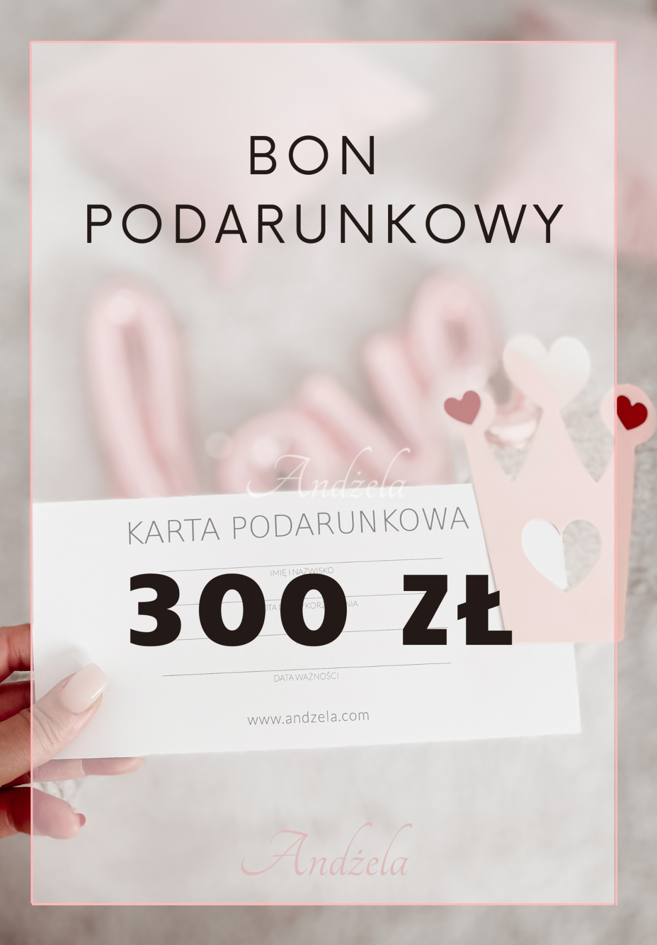 Bon podarunkowy 300