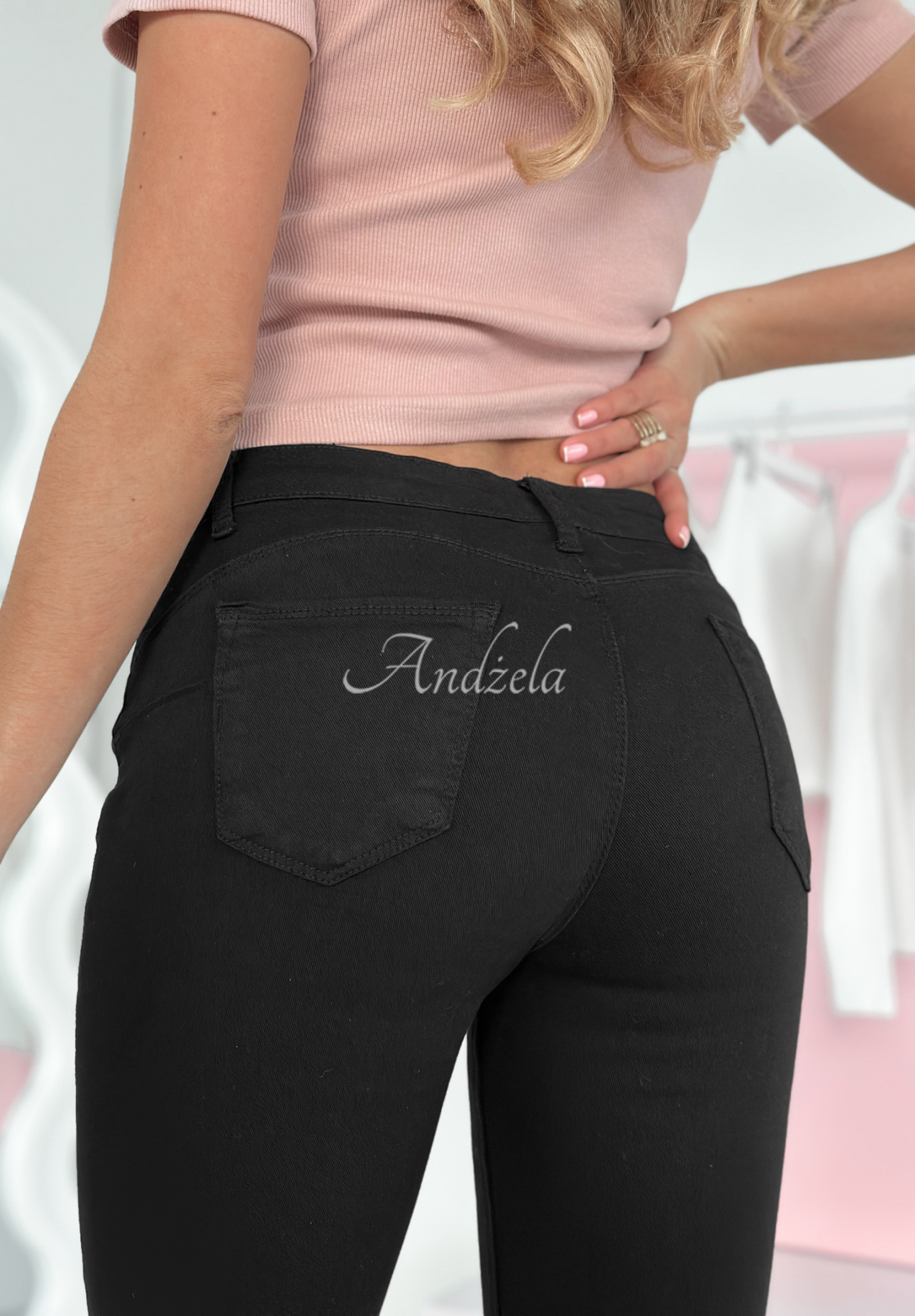 Decide To Do denim bell bottoms black