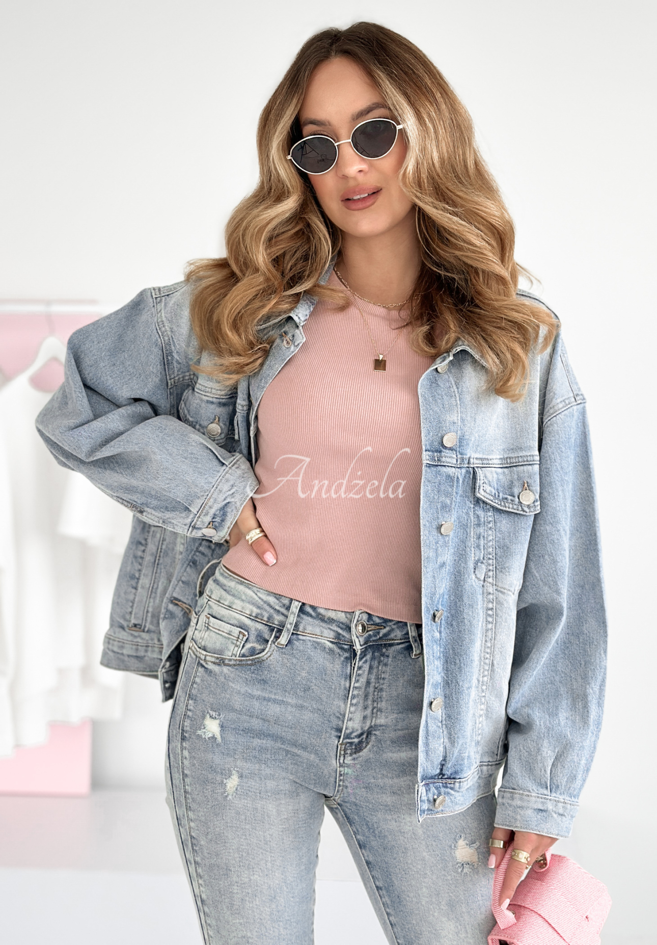 Never Forgotten light blue skinny jeans pants