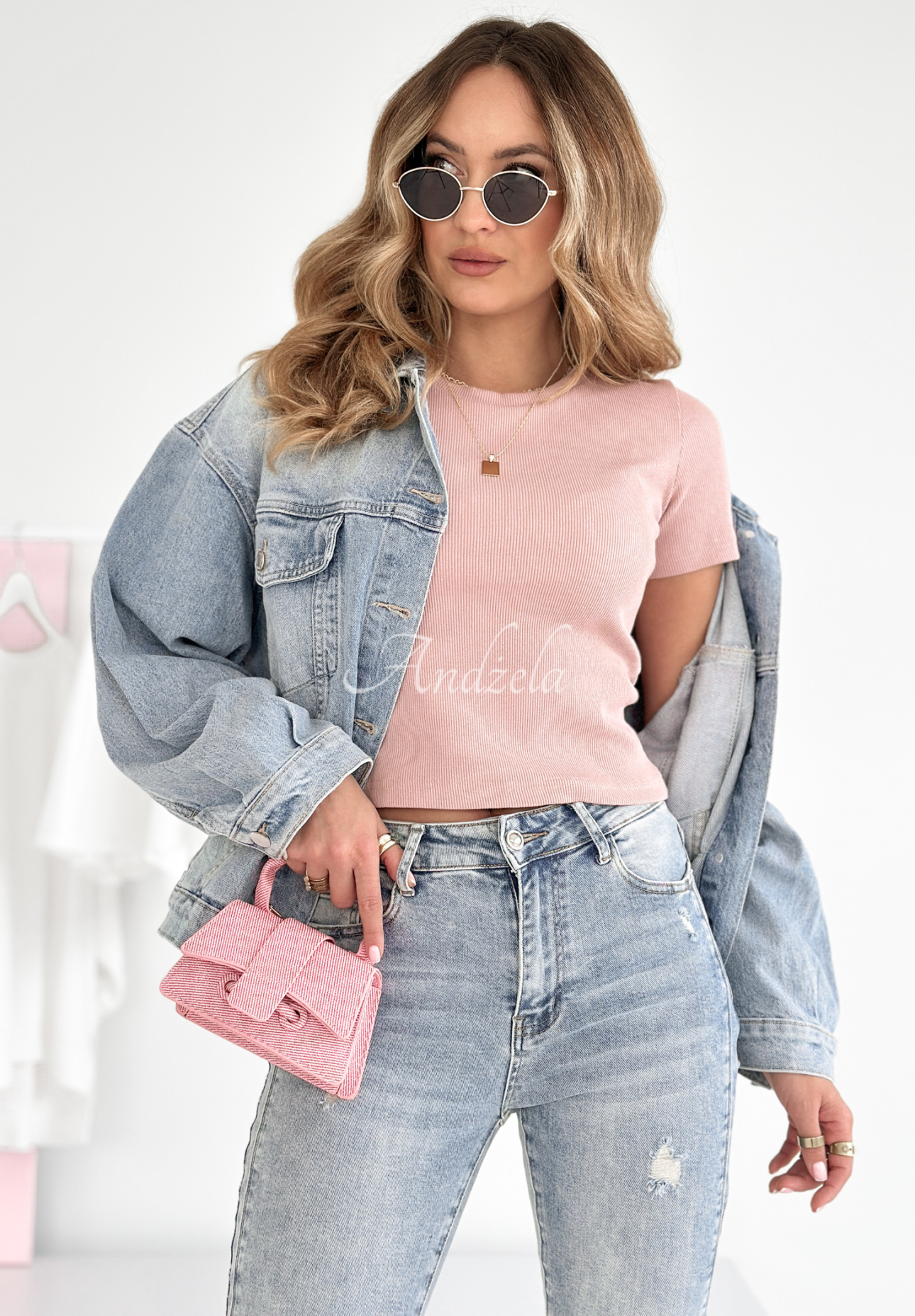 Never Forgotten light blue skinny jeans pants