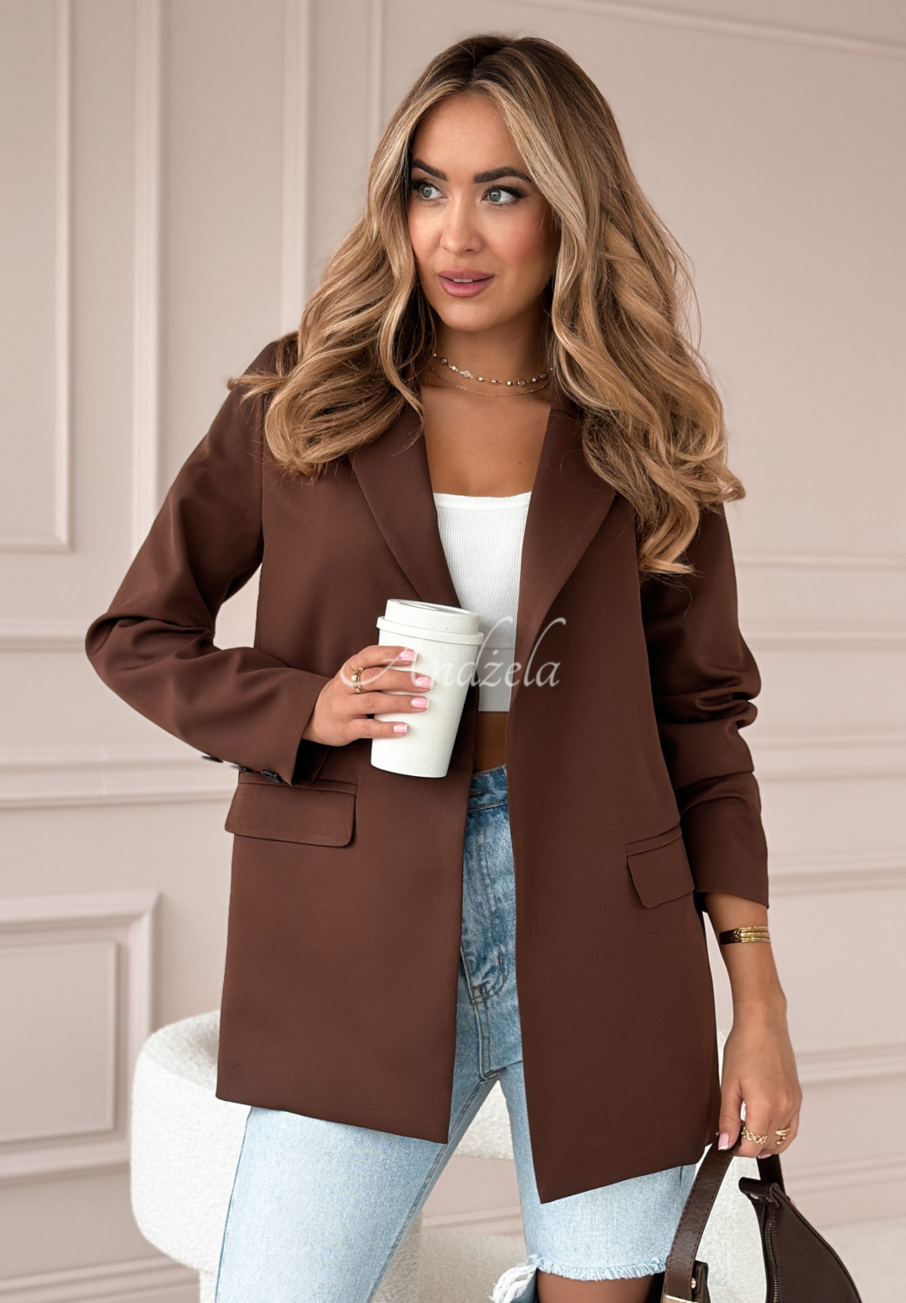 Runway Ready jacket chocolate