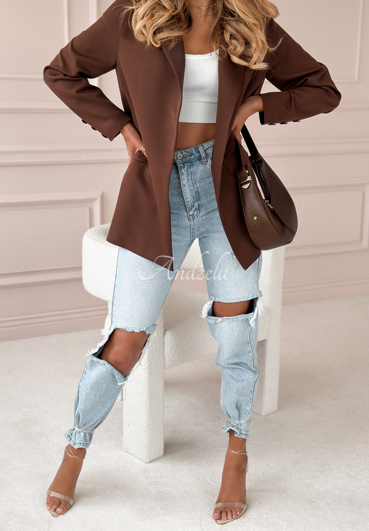 Runway Ready jacket chocolate