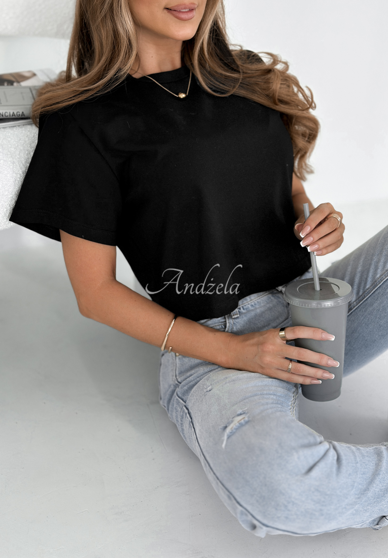 Hey Darling short T-shirt black