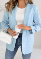 Klasyczna marynarka Premium błękitna II