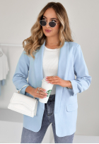 Klasyczna marynarka Premium błękitna II