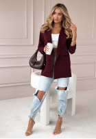 Marynarka Runway Ready burgundowa