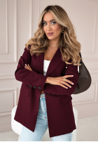 Marynarka Runway Ready burgundowa