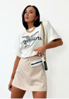 Spódnico-spodenki mini La Milla Exclusive beżowe