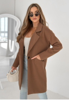 Płaszcz High Expectations czekoladowy