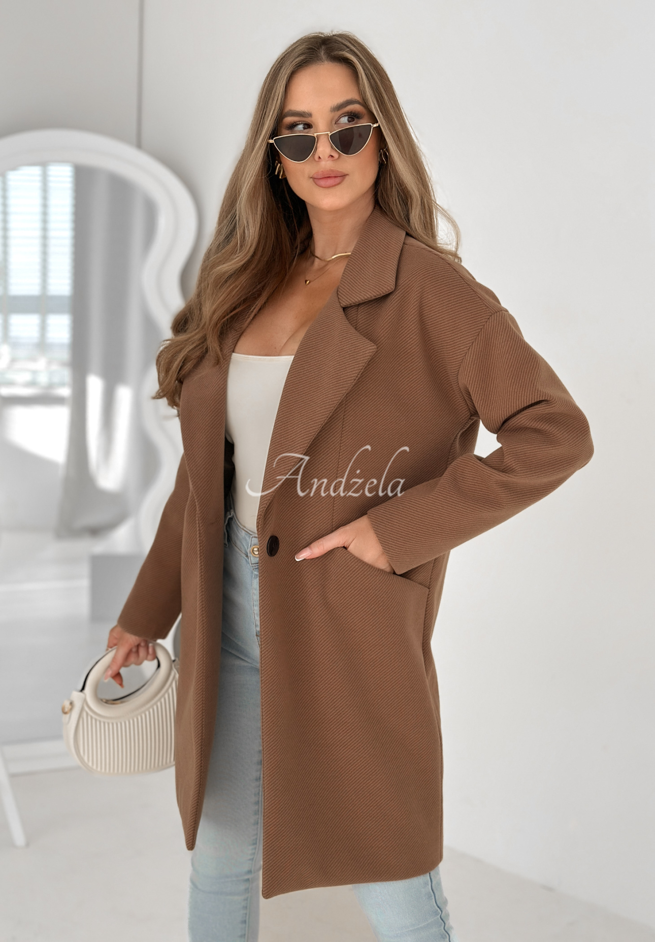 High Expectations coat chocolate