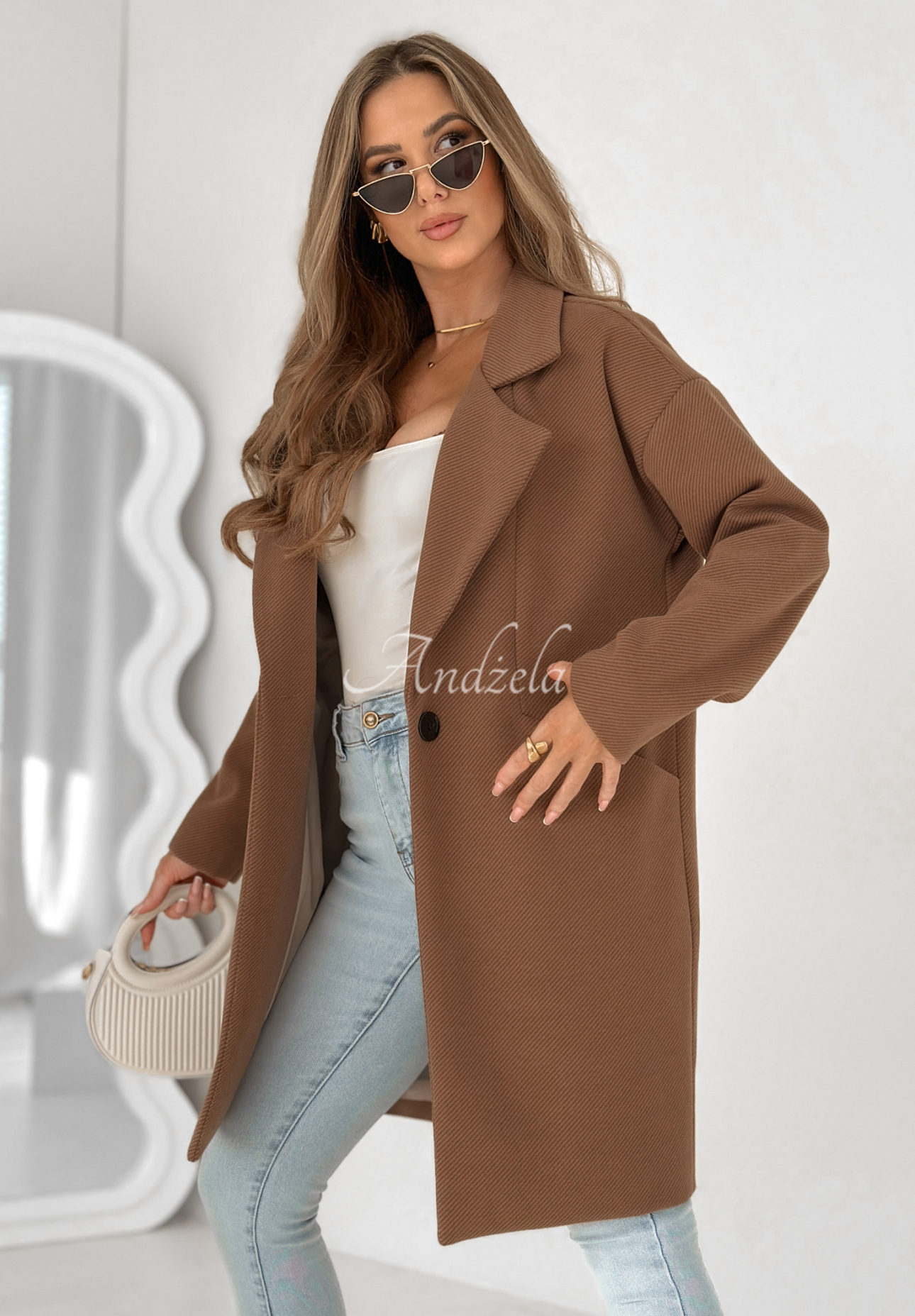 High Expectations coat chocolate