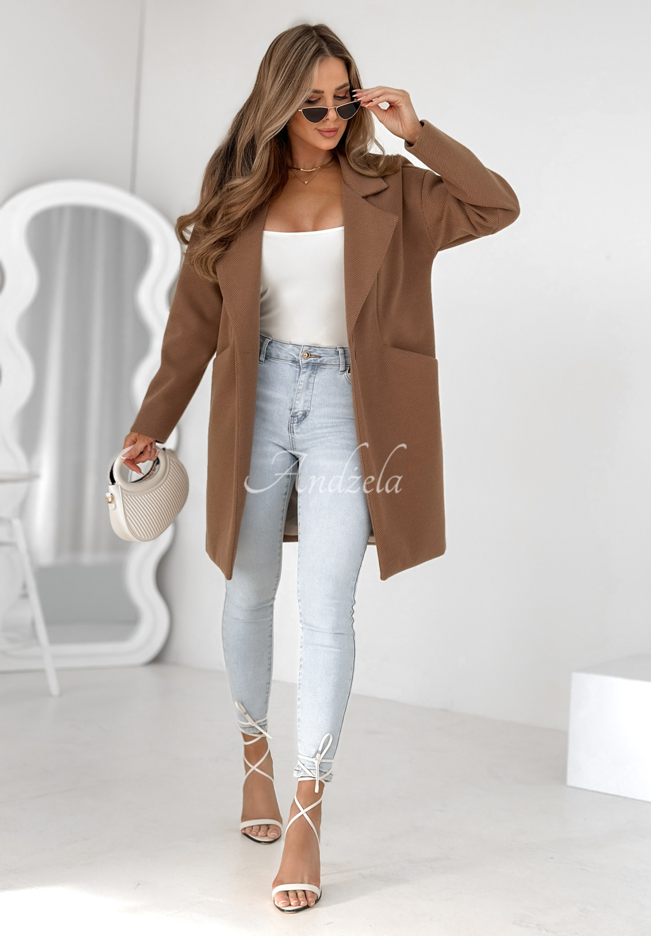 High Expectations coat chocolate