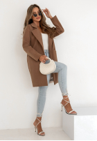 Płaszcz High Expectations czekoladowy