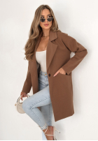 Płaszcz High Expectations czekoladowy