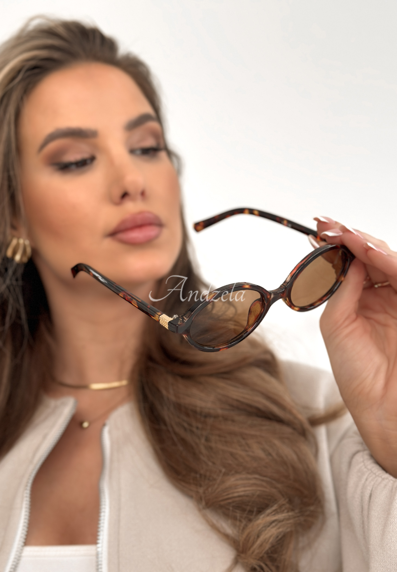 Okulary przeciwsłoneczne Life Lenses brązowe
